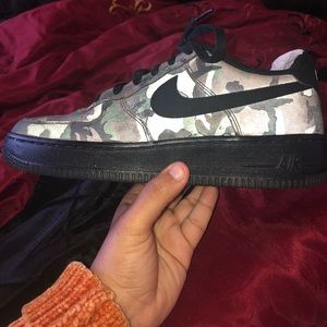 air force 1 low reflective woodland camo